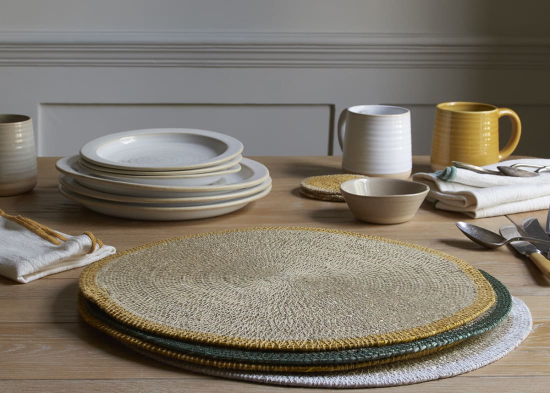 Woven Placemats, Handmade Natural Placemats