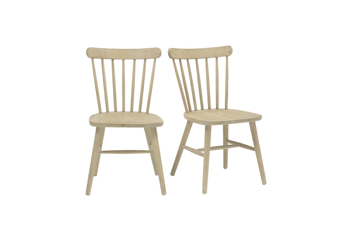 Pair of Natterbox Kitchen Chairs Light Oak Kitchen Chairs Loaf
