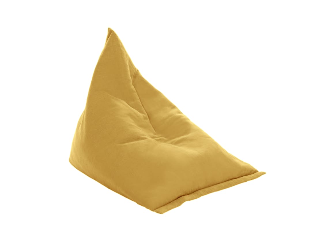 Lollins Triangle Beanbags in Ochre