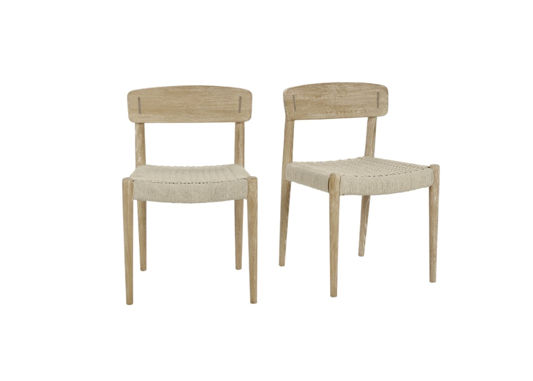 Butter Kitchen Chairs in Light Oak Oak and Cord Mid century Chairs Loaf