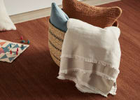 Softie Cotton Blanket 200 x 230 cm in Oat