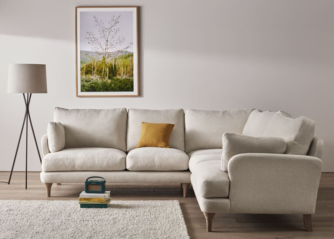 High arm sofa discount
