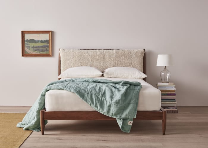 Shearer Bagel Bed in Warm Ash | Upholstered Beds | Loaf