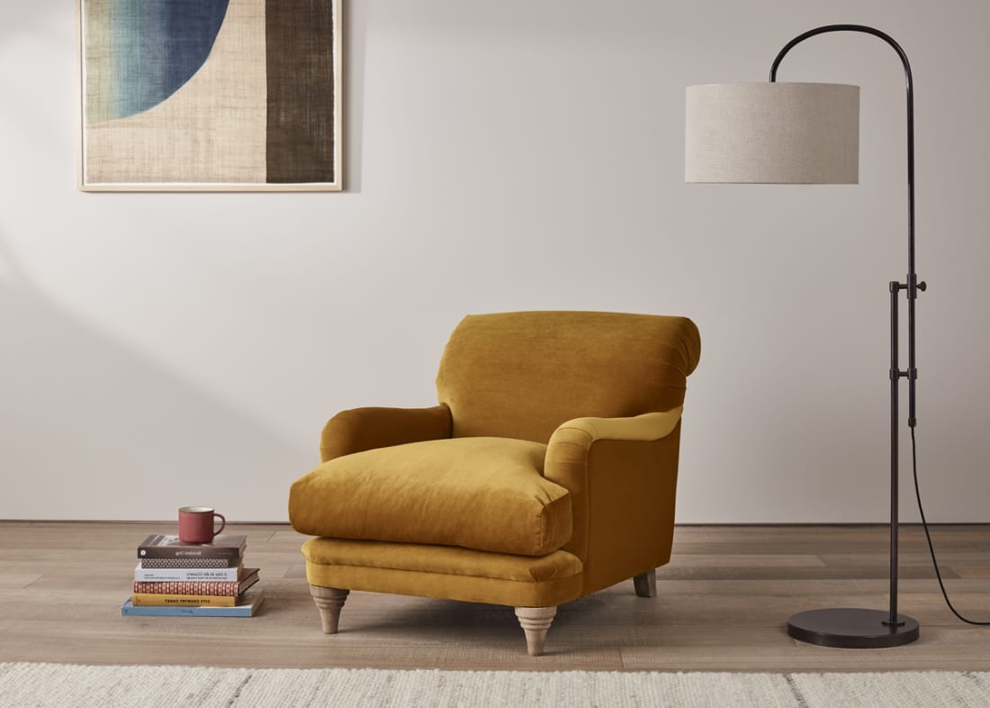 Loaf pudding armchair outlet