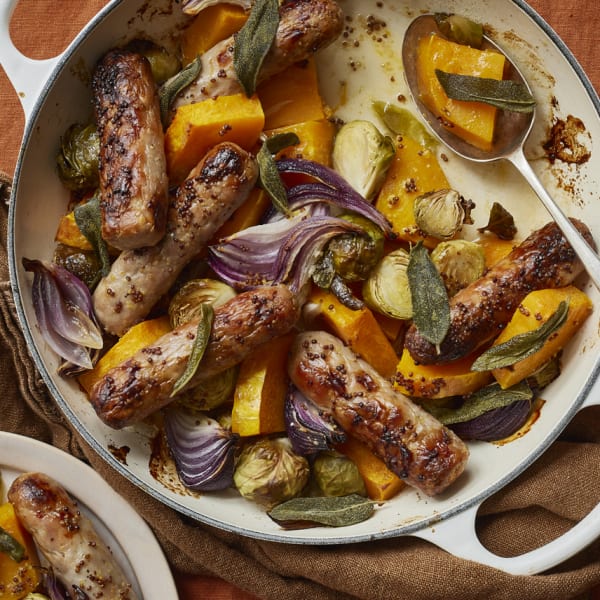 Sausage, Sprout and Squash