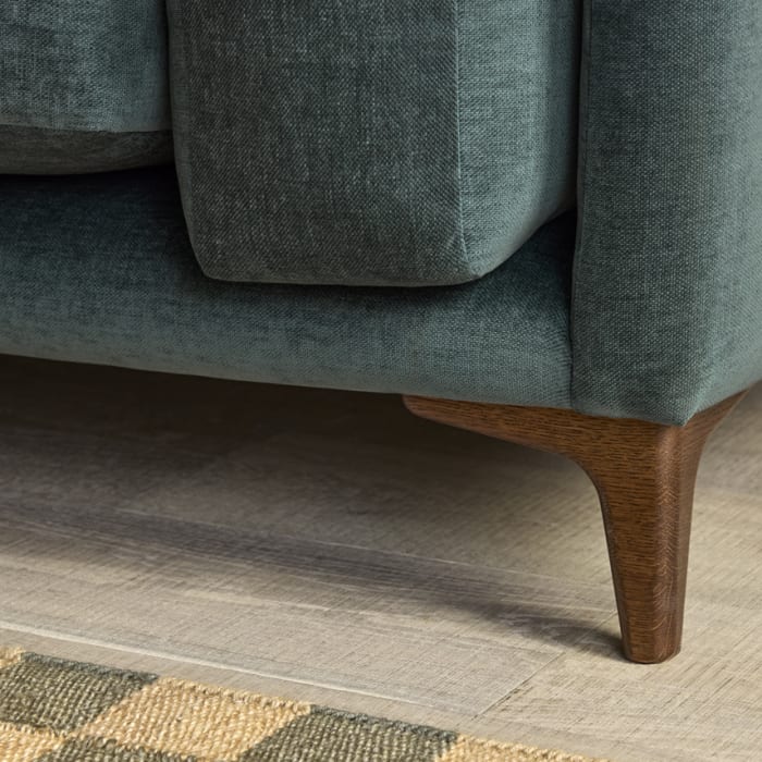 Basecamp Sofa in Sopping Seagrass Teal Chenille