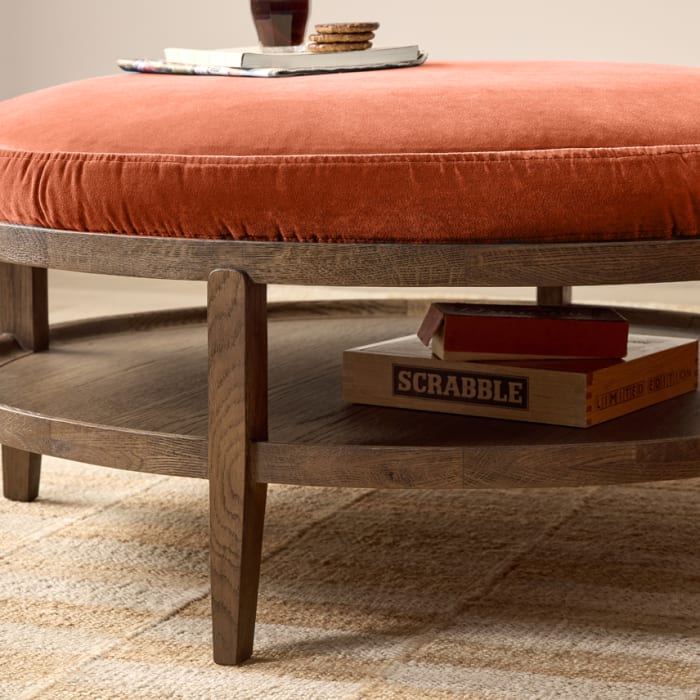 HOBNOB COFFEE TABLE DARK OAK 5 red