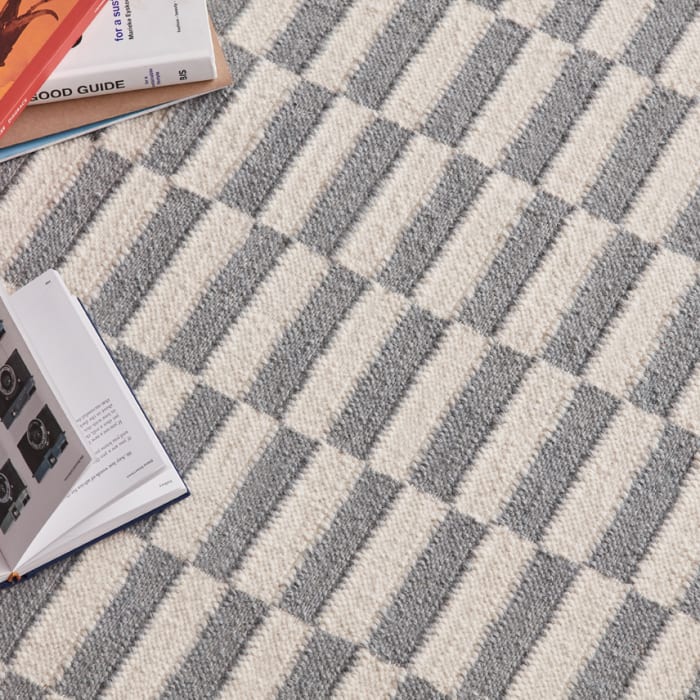RECTANGLE CHECKERBOARD RUG BLUE 03 002