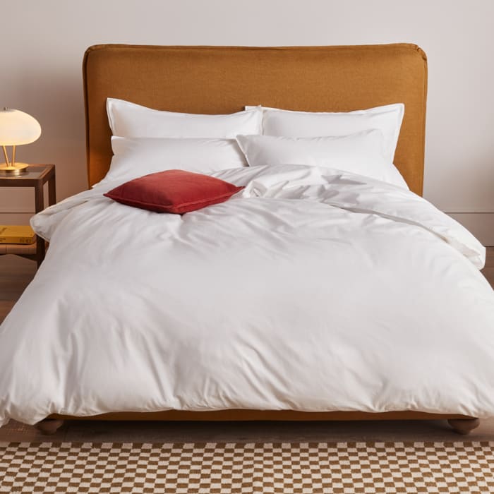 Easy Cotton Duvet Cover Double in Icing Sugar
