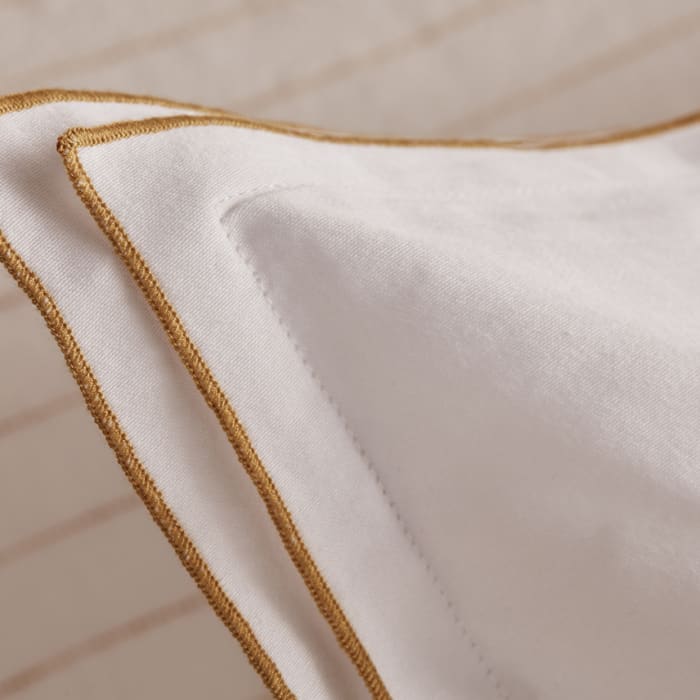 662819 twin trim classy cotton pillow ochre 03 003