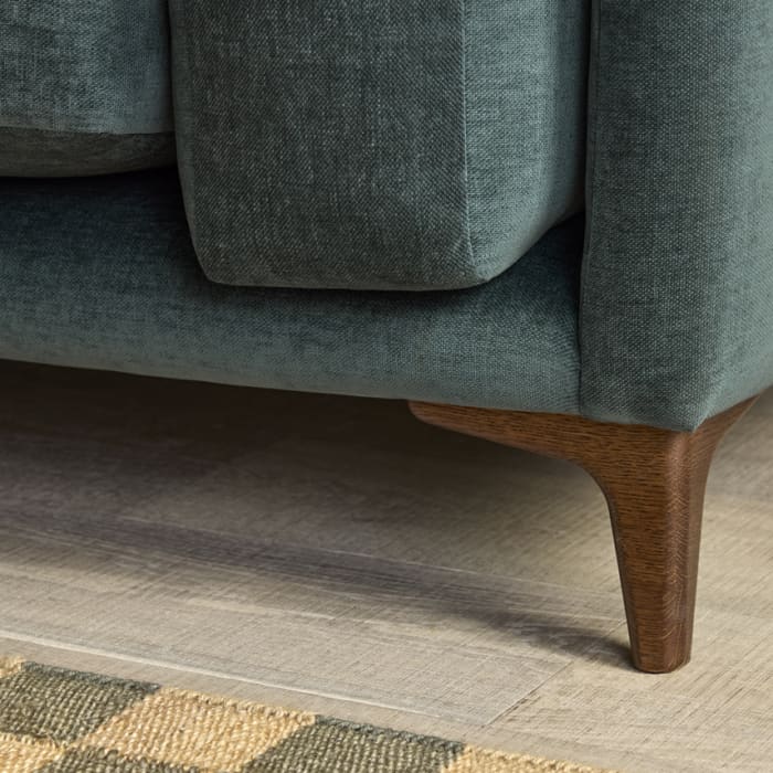 Basecamp Sofa in Sopping Seagrass Teal Chenille