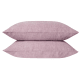 Lazy Linen Marle Set of 2 Pillowcases - Standard - Raspberry Fool Marle