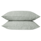 Lazy Linen Marle Set of 2 Pillowcases - Standard - Duck Pond Teal Marle