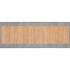 Bordy Edge Jute Runner 80 x 240 cm in Blue