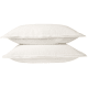 Twin Trim Classy Cotton Set of 2 Pillowcase - Standard - Oat Milk