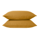 Lazy Linen Set of 2 Pillowcases - Standard - Butterscotch