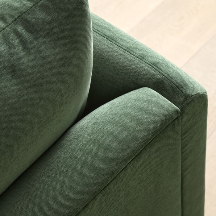 Squishmeister Sofa in Secret Garden Green Chenille