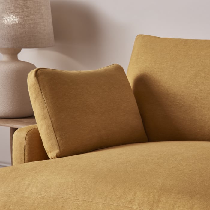 Squisharoo Sofa Bed in Honey Pot Yellow Linen
