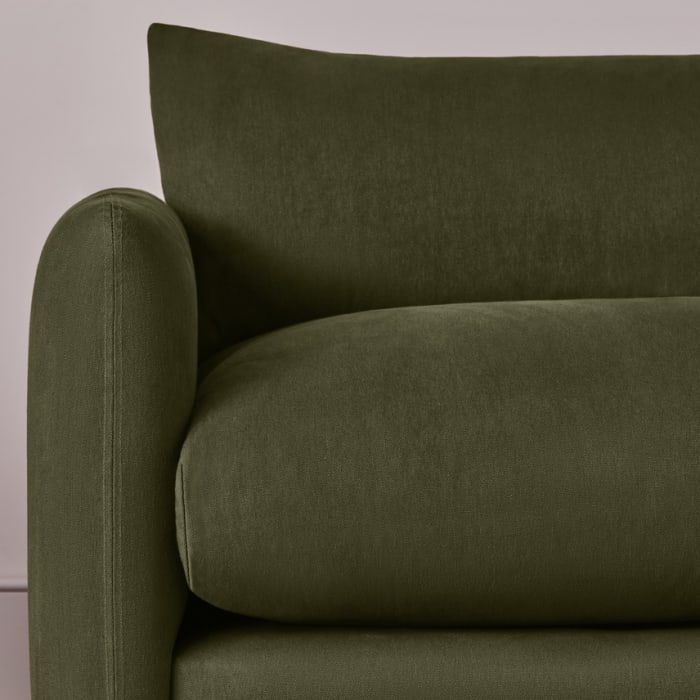 Squishmeister Sofa Bed in Waxed Jacket Green Linen