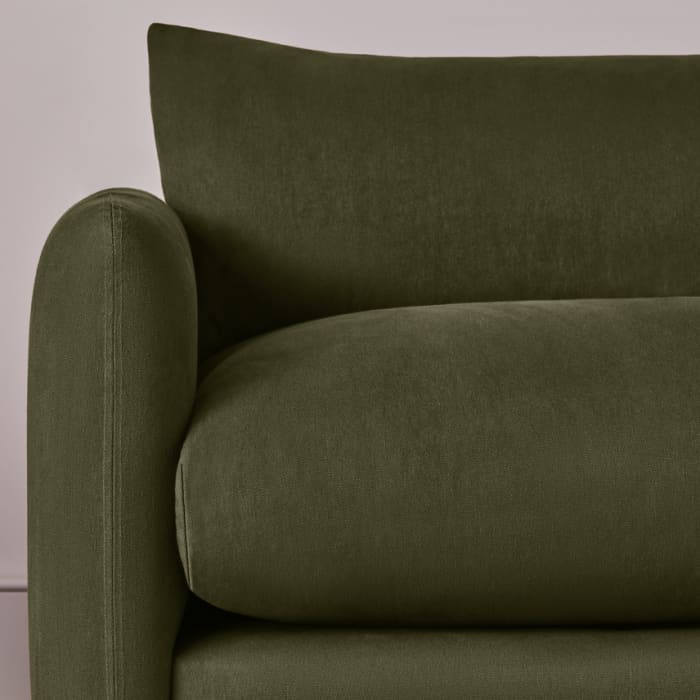 Squishmeister Sofa Bed in Waxed Jacket Green Linen