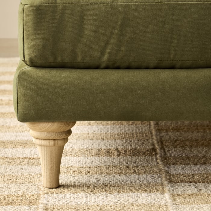Smithy Sofa in Pressed Olives Green Twill