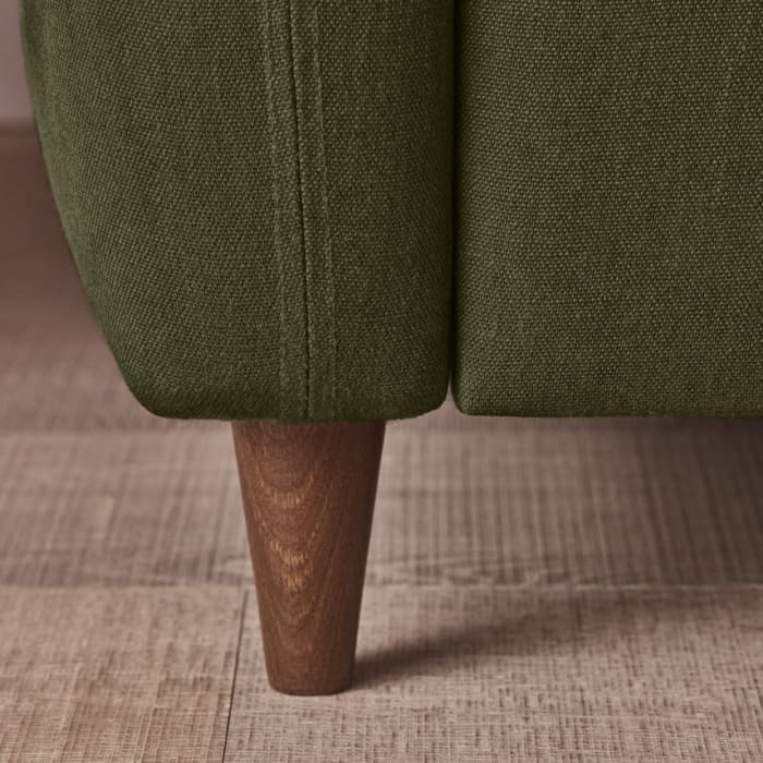 Squishmeister Sofa Bed in Waxed Jacket Green Linen