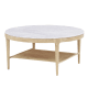 Marmo Coffee Table - Standard - Whitewashed Oak