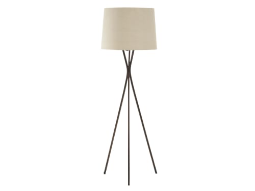 Treble Floor Light in Blackened Bronze