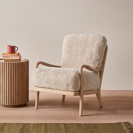 Easins armchair in shearer