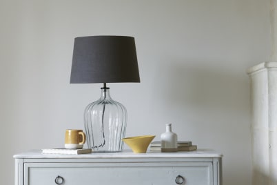 Loaf outlet glass lamp
