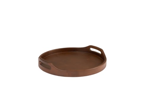 Traykins - Round - Dark Oak