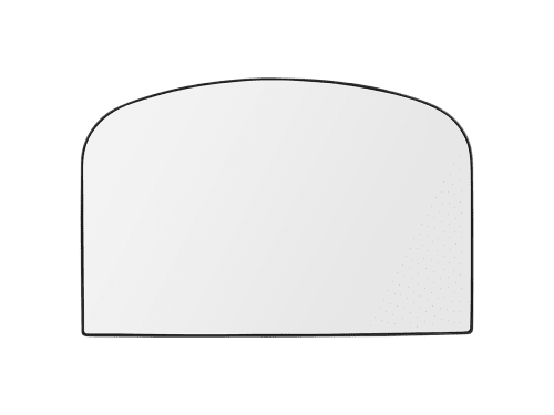 Wide Real Deal Arch Mirror in Blackened Bronze