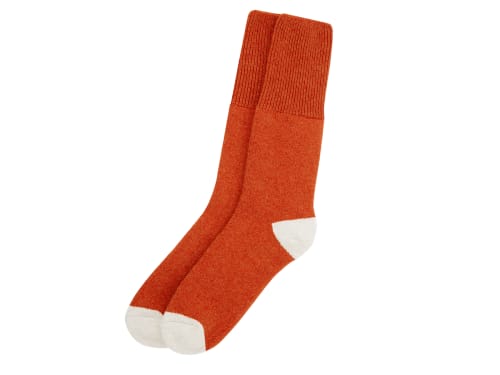 3-6 Sockins Sofa Sock In Patch in Burnt Orange Patch