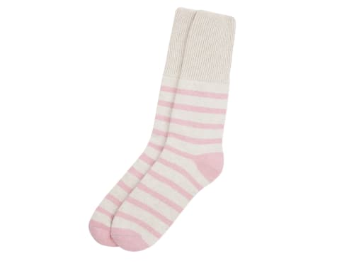 7-11 Sockins Sofa Sock in Stripe in Pink Stripe