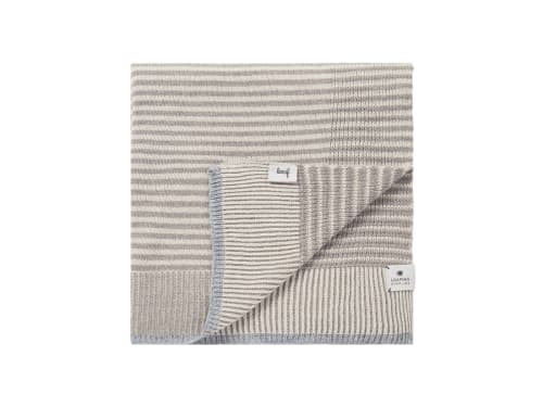 Easy Knit Blanket in Oatmeal