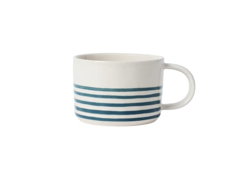 Liner Mega Mug in Tea Towel Teal