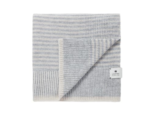 Easy Knit Blanket in Cosy Grey