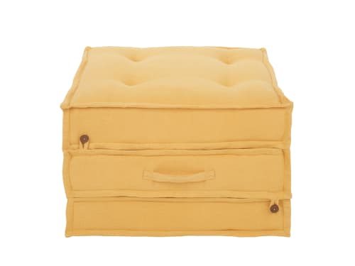 Sleepover Floor Cushion in Light Ochre