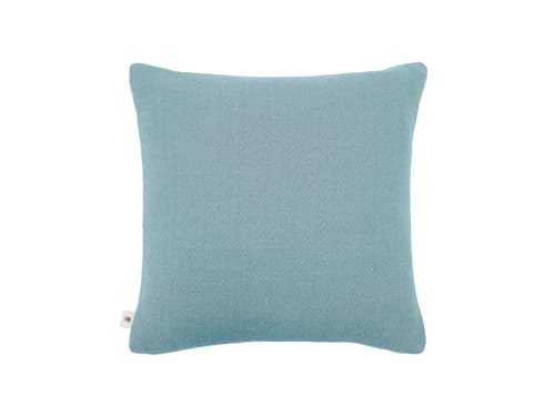 Nuzzler Merino Wool Cushion 43 x 43 cm in Light Teal