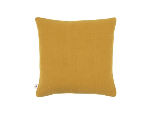 Nuzzler Merino Wool Cushion 43 x 43 cm in Ochre