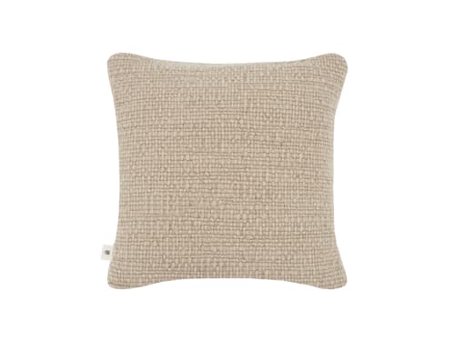 Knitty Wool Cushion 43 x 43 cm in Taupe