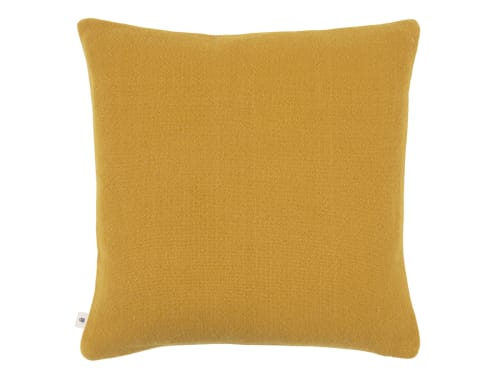 Nuzzler Merino Wool Cushion 60 x 60 cm in Ochre