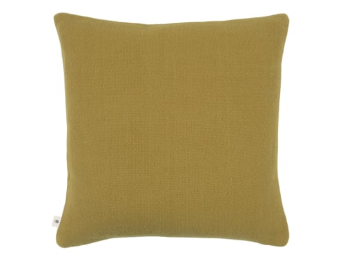Nuzzler Merino Wool Cushion 60 x 60 cm in Olive