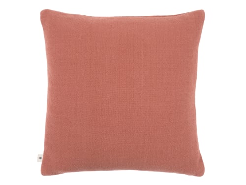 Nuzzler Merino Wool Cushion 60 x 60 cm in Terracotta