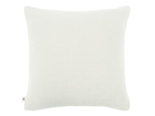 Nuzzler Merino Wool Cushion 60 x 60 cm in Chalk