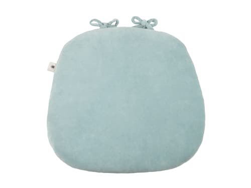 Soft Scoop Velvet Seatpad in Light Blue