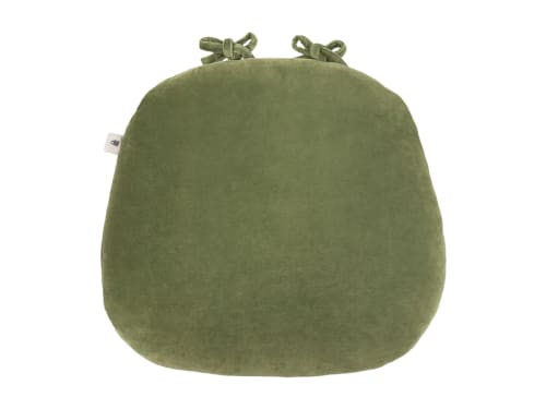 Soft Scoop Velvet Seatpad in Green