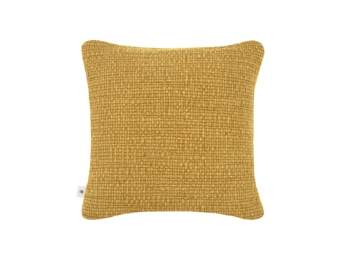 Knitty Wool Cushion 43 x 43 cm in Ochre