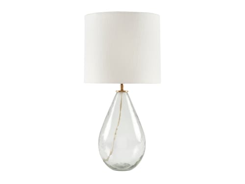 Droplet Table Lamp in Clear
