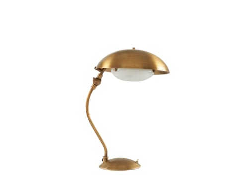 Swoopy Table Lamp - Medium - Vintage Brass